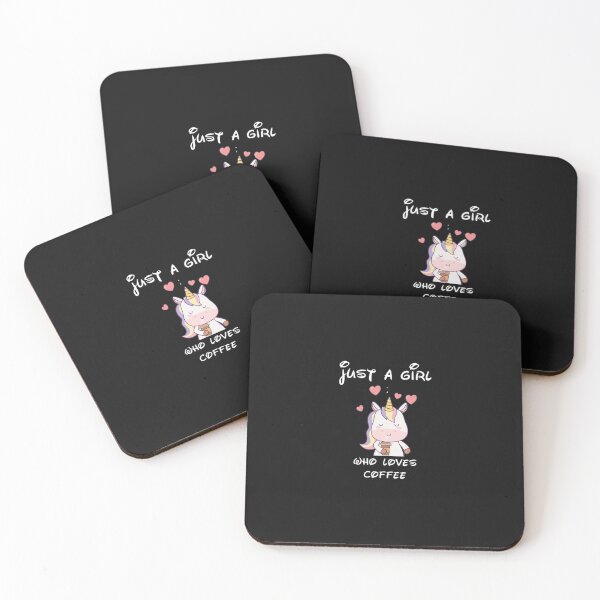 Item preview,  just a girl who loves coffee designed and sold by HeroProd.