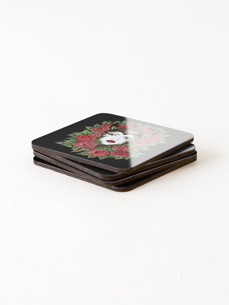 Thumbnail 4 of 5, Coasters (Set of 4), Lovely Roses designed and sold by stickypixie.