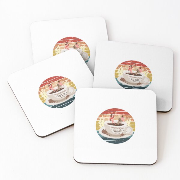 Item preview,  just a girl who loves coffee designed and sold by HeroProd.