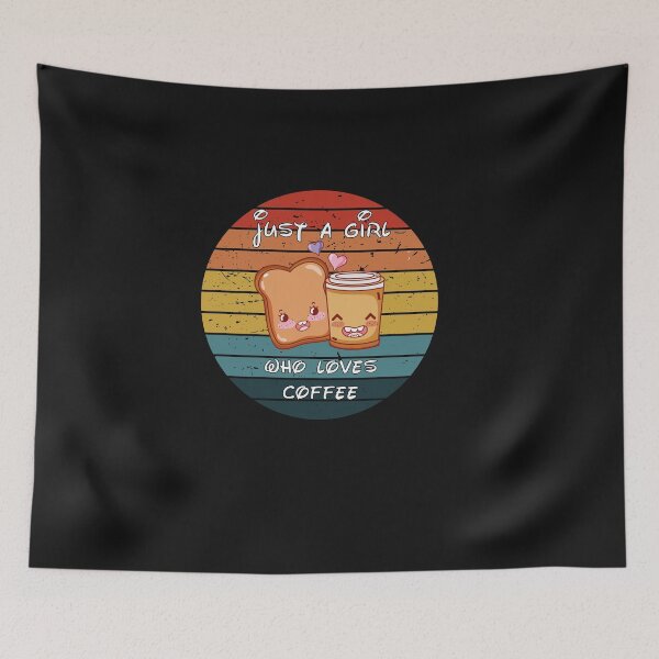 Item preview,  just a girl who loves coffee designed and sold by HeroProd.