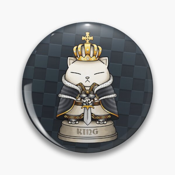Item preview, Cat Chess King  designed and sold by Takeda-art.