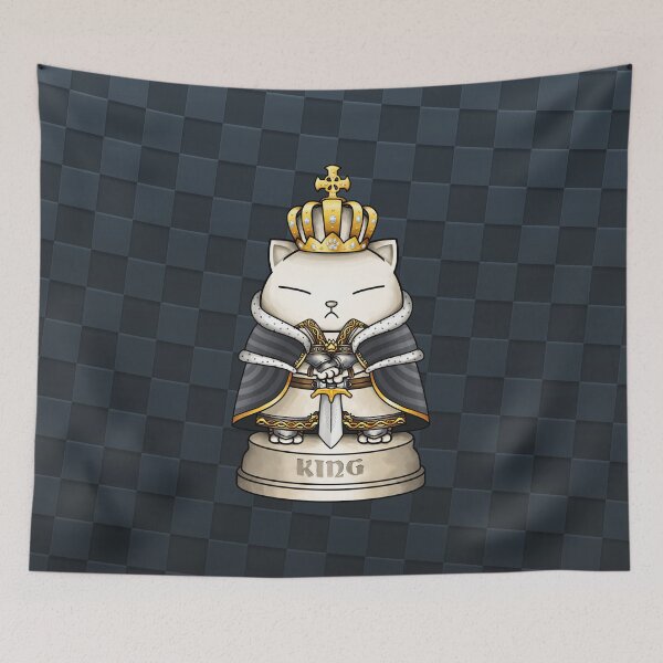 Item preview, Cat Chess King  designed and sold by Takeda-art.