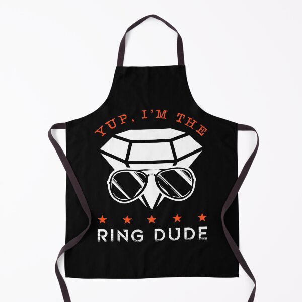 Item preview, Yup I 'm the Ring Dude Fiance Wedding Marriage Ring Bearer Ring Groom Bride Church Ceremony Love Married Coup designed and sold by shirti.