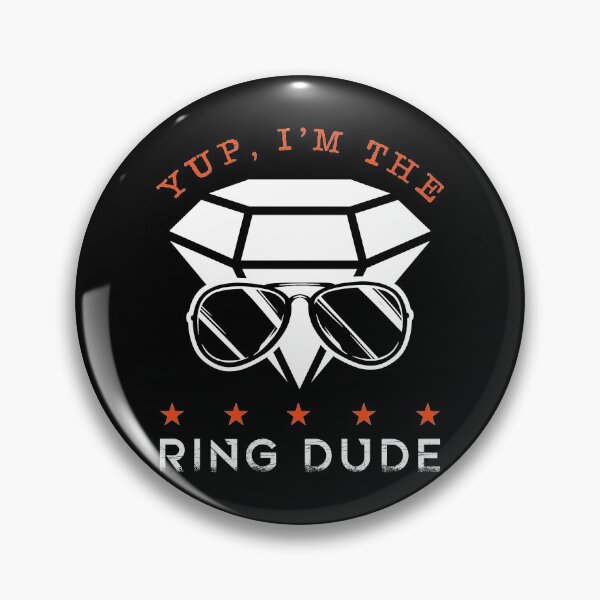 Item preview, Yup I 'm the Ring Dude Fiance Wedding Marriage Ring Bearer Ring Groom Bride Church Ceremony Love Married Coup designed and sold by shirti.