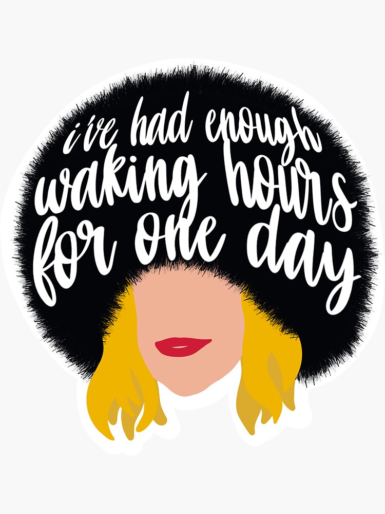 "Moira Rose " Sticker for Sale by lsegers Redbubble