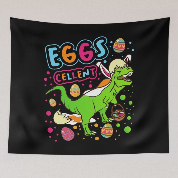 Item preview, Eggs Cellent Easter Day Sunday Chocolate Egg Dinosaur Dino Egg Hunting Tyrannosaurus Wildlife Wild Animals designed and sold by shirti.