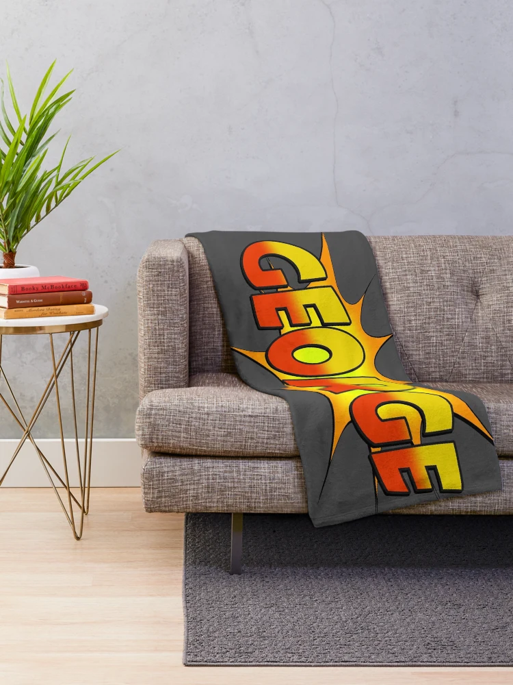 Thumbnail 2 of 6, Throw Blanket, George designed and sold by rogue-design.