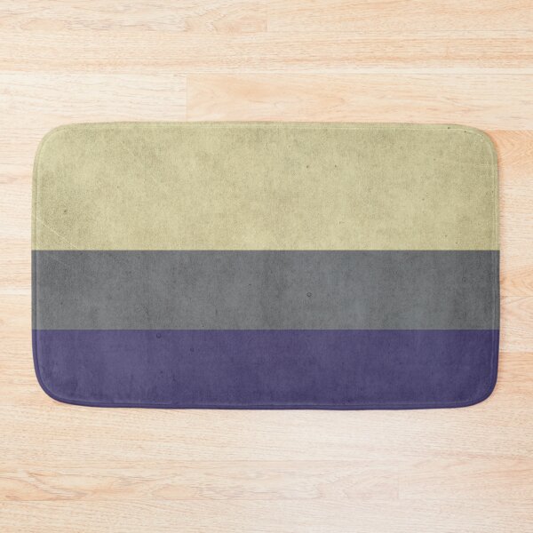 Item preview, Yellow navy blue and Black Section Stripe Burlap designed and sold by drifti.