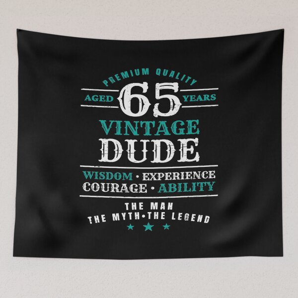 Item preview, 65th Happy Birthday The Man The Myth The Legend 65 Years 65 Vintage Birthday Dude designed and sold by shirti.