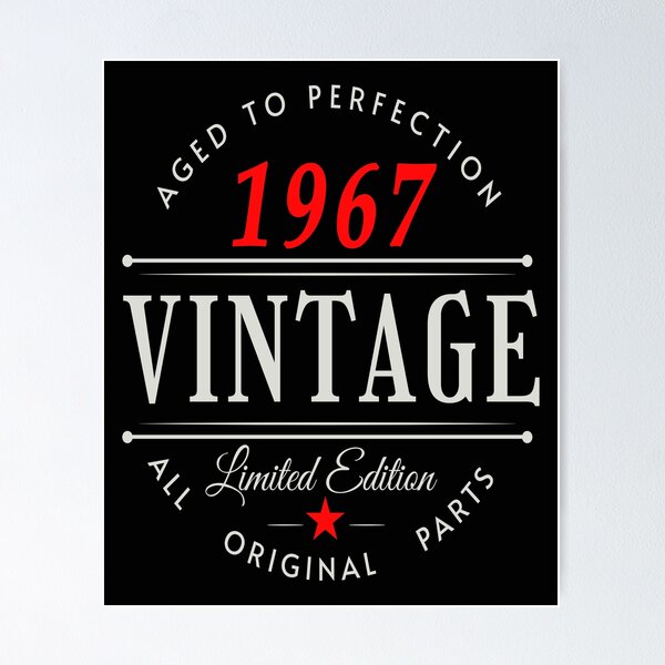 Item preview, Vintage Born In 1967 designed and sold by GACreative63.