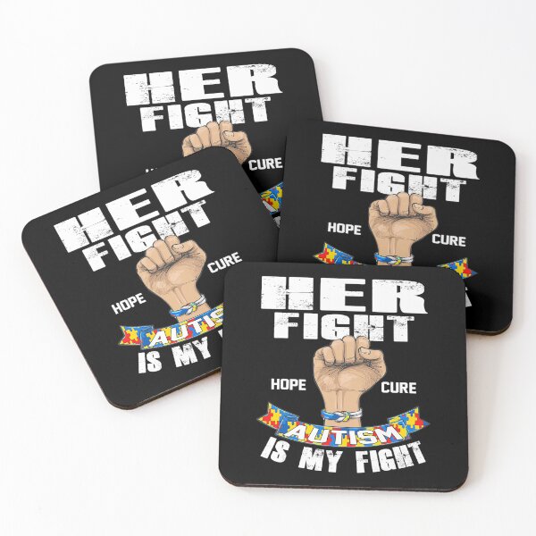 Item preview, Autism Awareness Her Fight Is My Fight Hope Cure designed and sold by JacquelineEl.