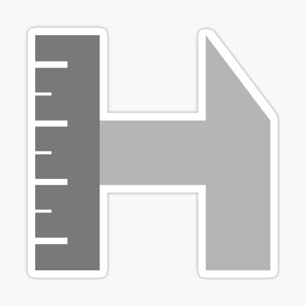 Hephaistos Logo (Dark Mode) Sticker