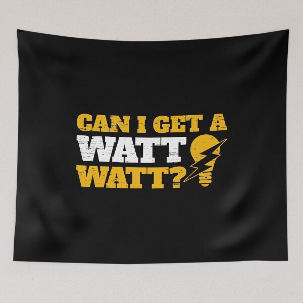 Item preview, Can I Get A Watt? Lineman Electrical Lineworker Electricity Wiring Light Electricity Power Current Grounded designed and sold by shirti.