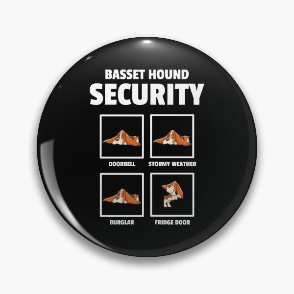 Item preview, Basset Hound - Funny Security Dog Basset Hound Funny Design & Gifts designed and sold by shirti.