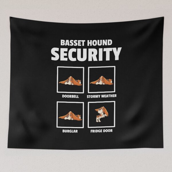 Item preview, Basset Hound - Funny Security Dog Basset Hound Funny Design & Gifts designed and sold by shirti.