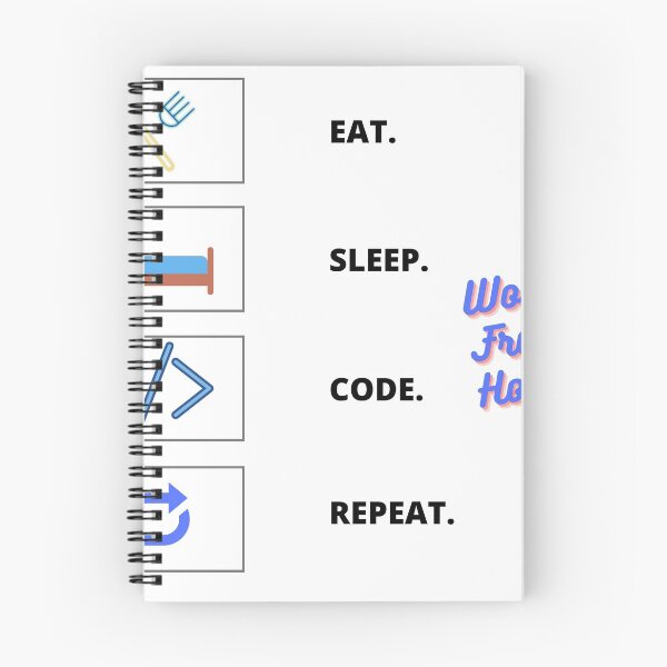 Item preview, Work from home routine print designed and sold by AKCollections.