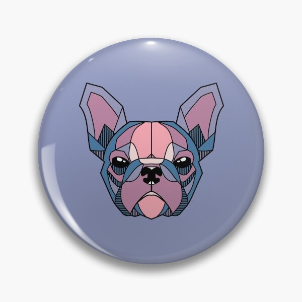 Item preview, French Bulldog Geometric - Purple designed and sold by FrenchiJunction.
