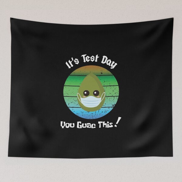 Item preview, It's Test Day You Guac This Retro Vintage Sunset, Funny Testing Day Avocado Covid designed and sold by magicos1.