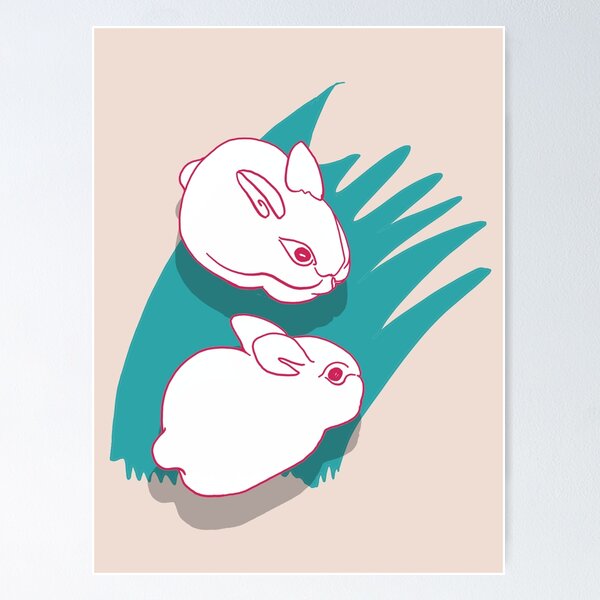 Item preview, Bunnies on Grass designed and sold by Arkneer.