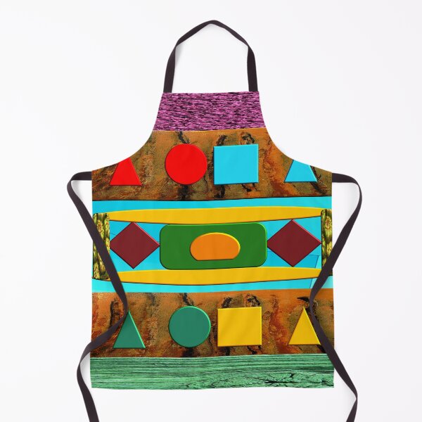 Item preview, Pattern of shapes and warm materials filled with light native American tribal style designed and sold by Ralek.