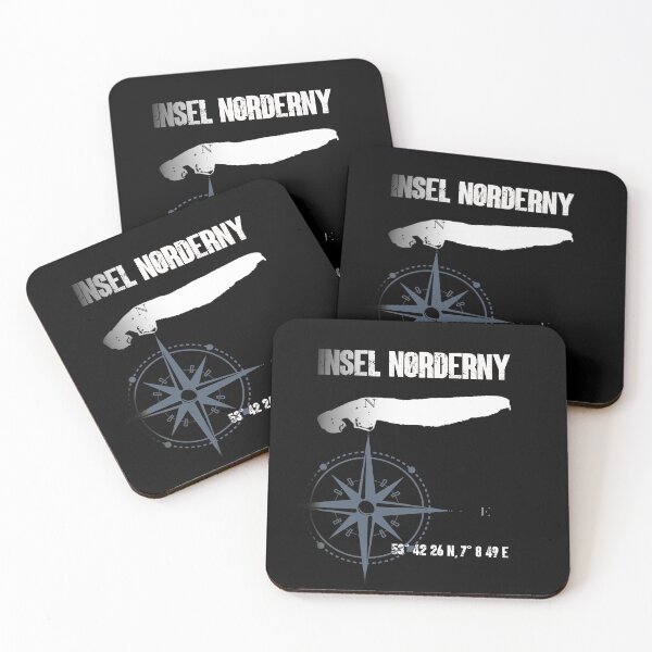 Item preview, Norderney North Sea Island Coordinates Card designed and sold by sbachstroem.