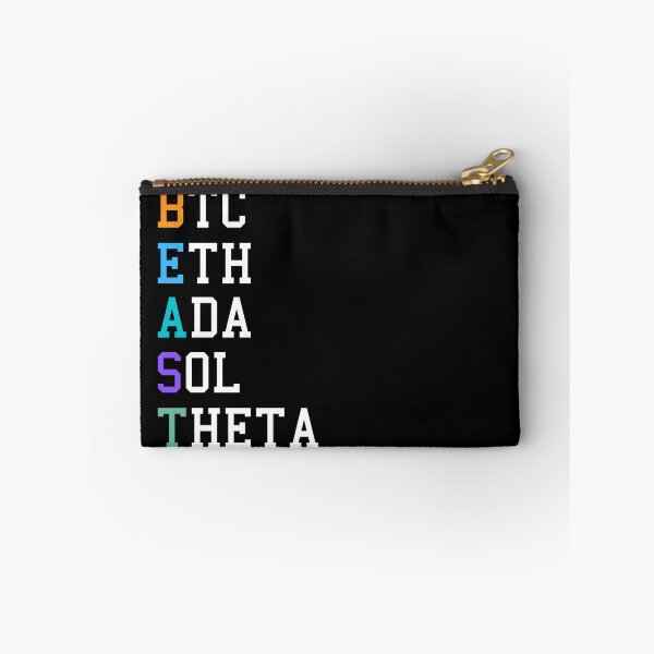 Item preview, BTC, ETH, ADA, SOL, THETA, BEAST Typography Design designed and sold by Unworldly.