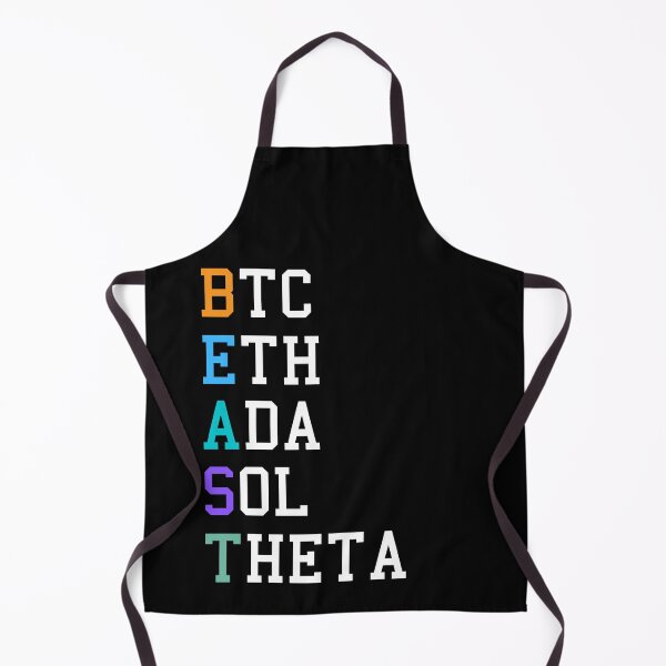 Item preview, BTC, ETH, ADA, SOL, THETA, BEAST Typography Design designed and sold by Unworldly.