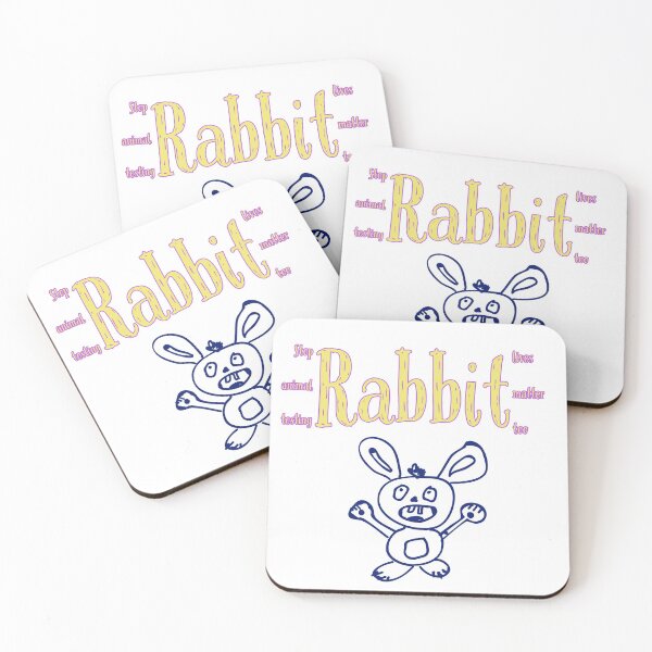 Item preview, Stop animal testing Rabbit lives matter designed and sold by galaxy360.