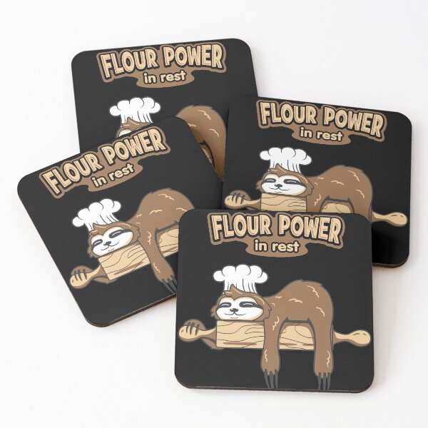 Item preview, Flour Power In Rest Design for relaxed, chilled out or retired bakers designed and sold by tbauernhoferbiz.