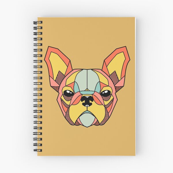 Item preview, French Bulldog Geometric - Orange designed and sold by FrenchiJunction.