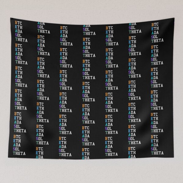 Item preview, BTC, ETH, ADA, SOL, THETA, BEAST Typography Design designed and sold by Unworldly.