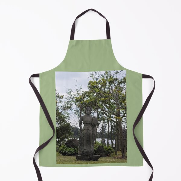 Item preview, Haenyeo Statue of Green Tea Field in Seongeup Folk Village, Jeju Island, Korea designed and sold by human8891.