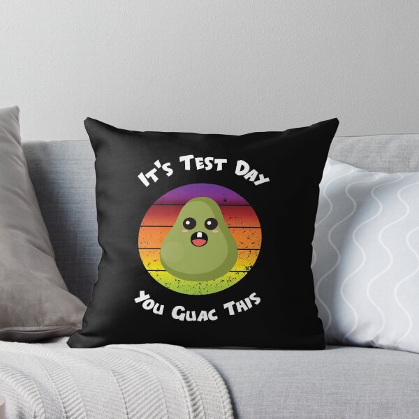 Item preview, It's Test Day You Guac This Retro Vintage Sunset, Funny Testing Day Avocado designed and sold by magicos1.