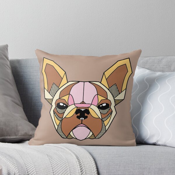 Item preview, French Bulldog Geometric - Yellow designed and sold by FrenchiJunction.