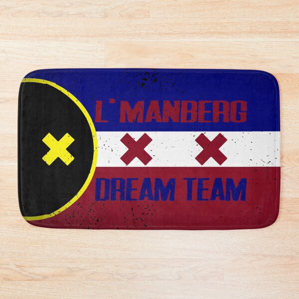 Item preview, l'manberg dream team distressed flag designed and sold by Infdesigner.