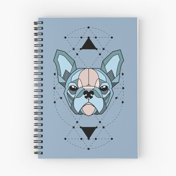 Item preview, French Bulldog Geometric - Blue designed and sold by FrenchiJunction.