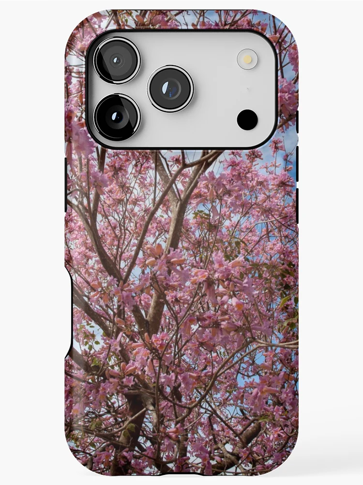 Thumbnail 1 of 4, iPhone Case, Pink Tree designed and sold by Ruth Curtis.