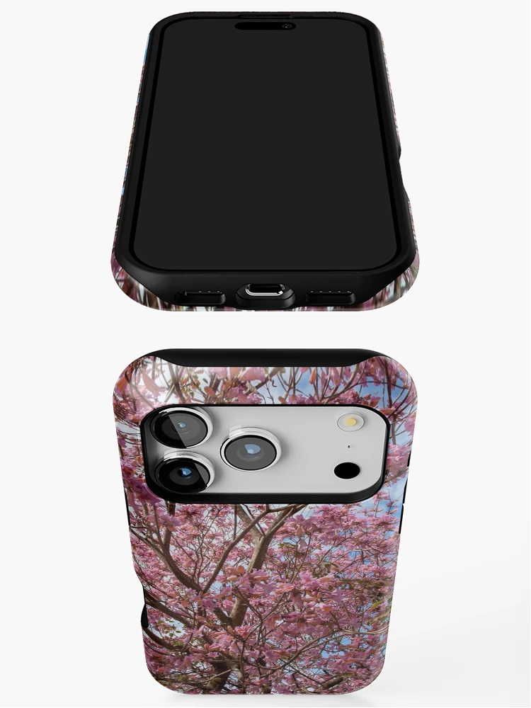 Thumbnail 3 of 4, iPhone Case, Pink Tree designed and sold by Ruth Curtis.
