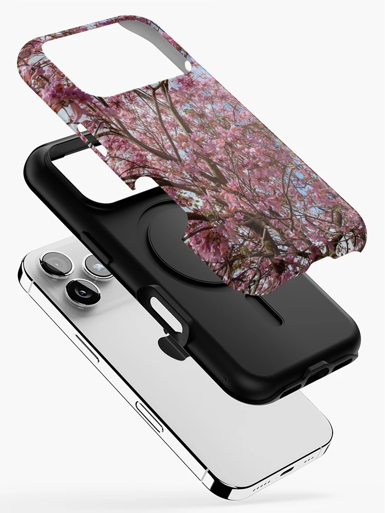 Thumbnail 2 of 4, iPhone Case, Pink Tree designed and sold by Ruth Curtis.