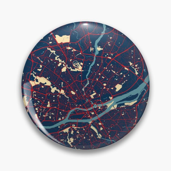 Item preview, Nantes City Map of France - Hope designed and sold by deMAP.