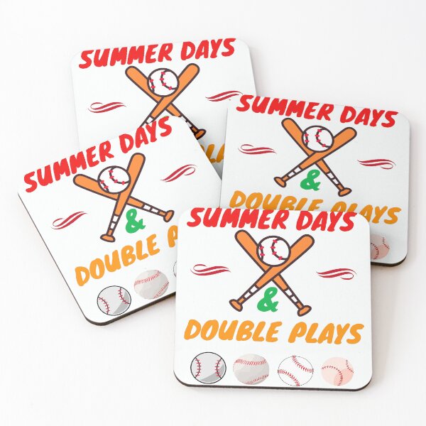 Item preview, Summer days and double plays | sticker designed and sold by ronaldsonou.