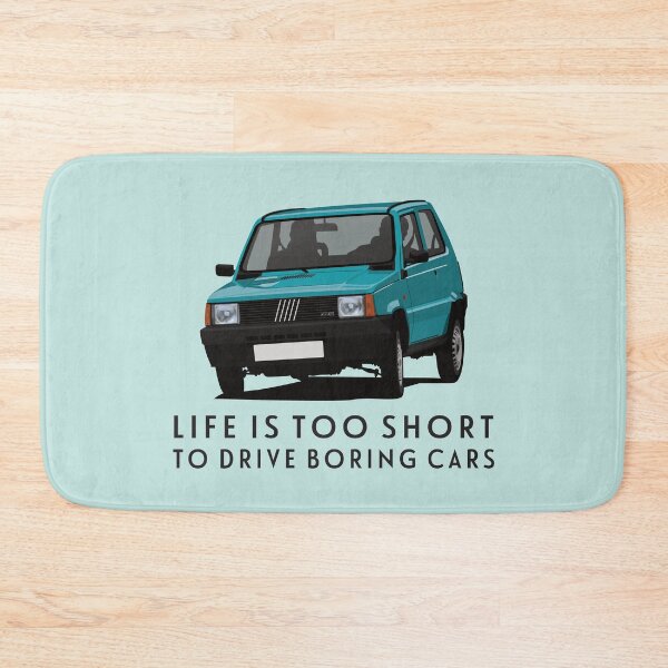 Item preview, Life is too short to drive boring cars -  Panda in turquoise designed and sold by knappidesign.