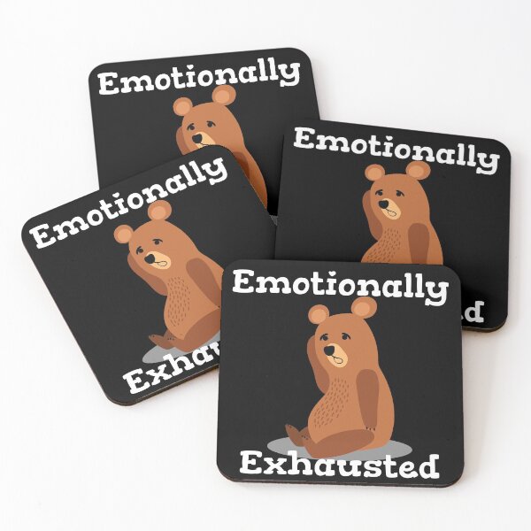 Item preview, Emotionally Exhausted Bear designed and sold by CreativeBel.