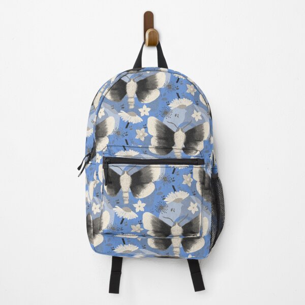 Item preview, Garden Moths blue and white designed and sold by Veata.