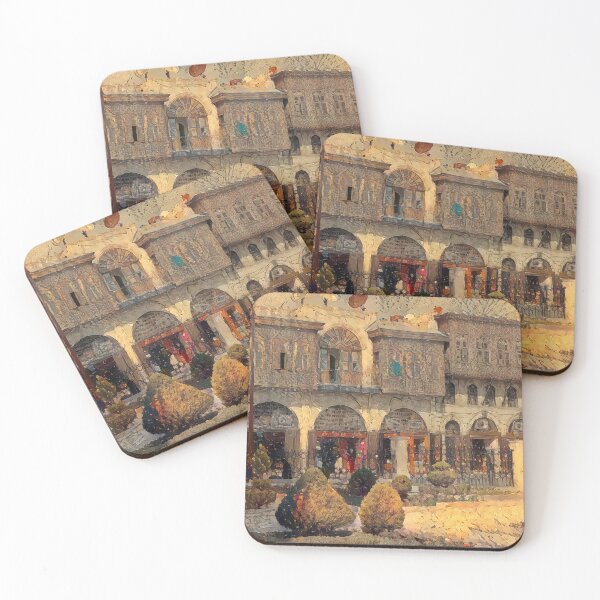 Item preview, An Aleppian Facade - Cortes designed and sold by Homsalgia.
