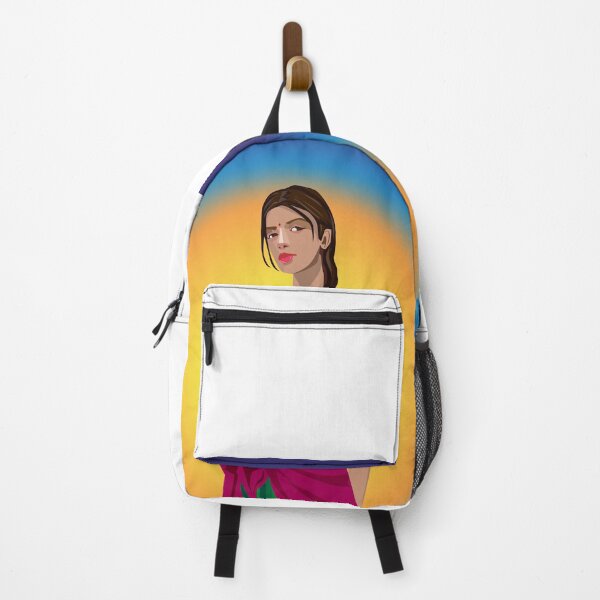Item preview, Painting of a  beautiful Woman in saree portrait with colorful background designed and sold by deeplaxman.