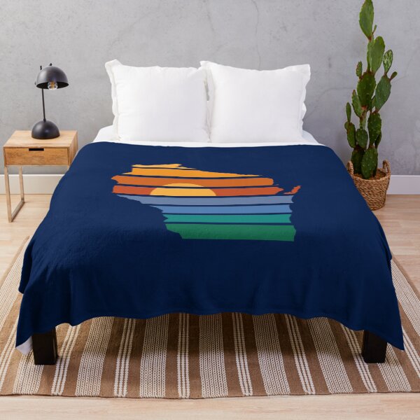 Item preview, Wisconsin Sunset Sunrise 1970s style 2 designed and sold by gstrehlow2011.