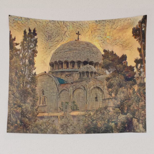 Item preview, Iglesia de San Jorge en Alepo (greco-católico melquita) - Cortes designed and sold by Homsalgia.