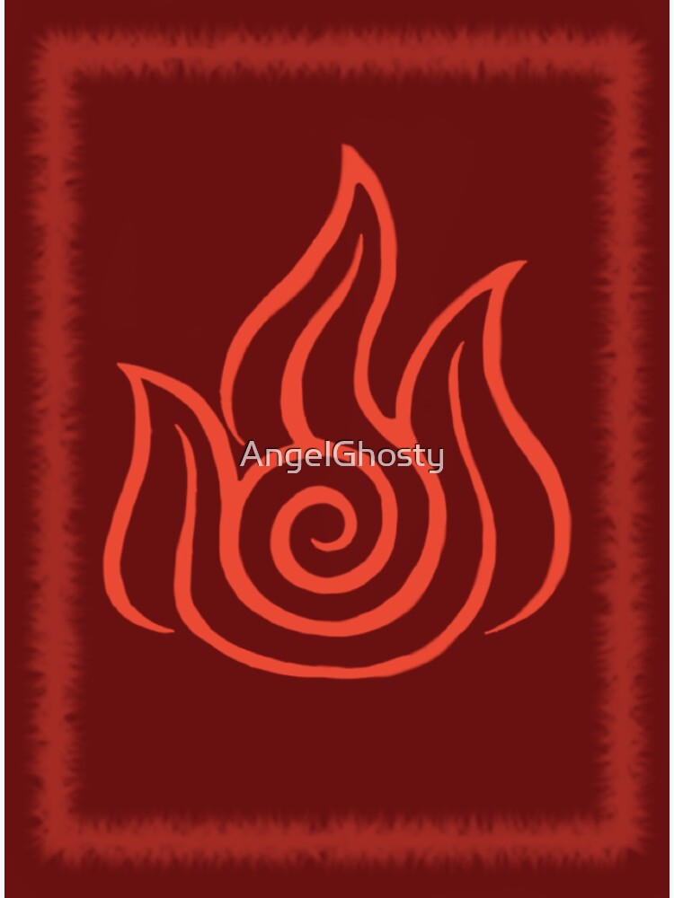 Avatar: The Last Airbender - Fire Nation Symbol Sticker for Sale by  AngelGhosty