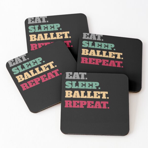 Item preview, Eat Sleep Ballet Repeat Retro Vintage designed and sold by Salvadax.